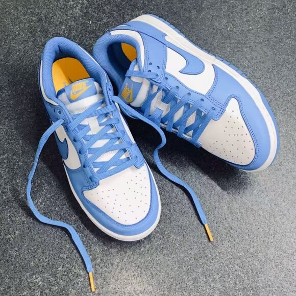 New Nike Dunk North Carolina Blue Women's Sports Shoes - Picture 1 of 5
